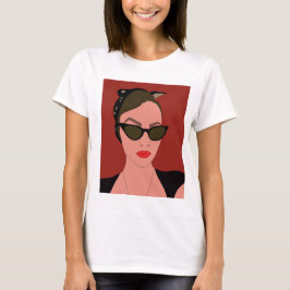 Woman elegant  t-shirt