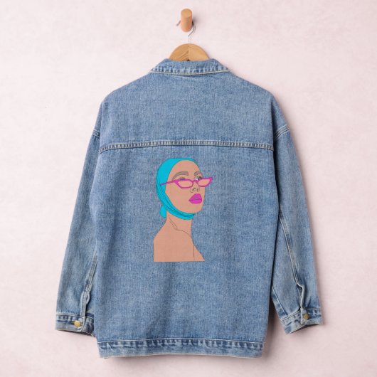Woman elegante denim jacket (Hangar)