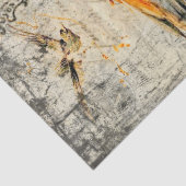  Woman French Rustic Texture Bird Decoupage Tissuepapier (Detail)