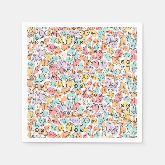 woman fun gift servet (Voorkant)