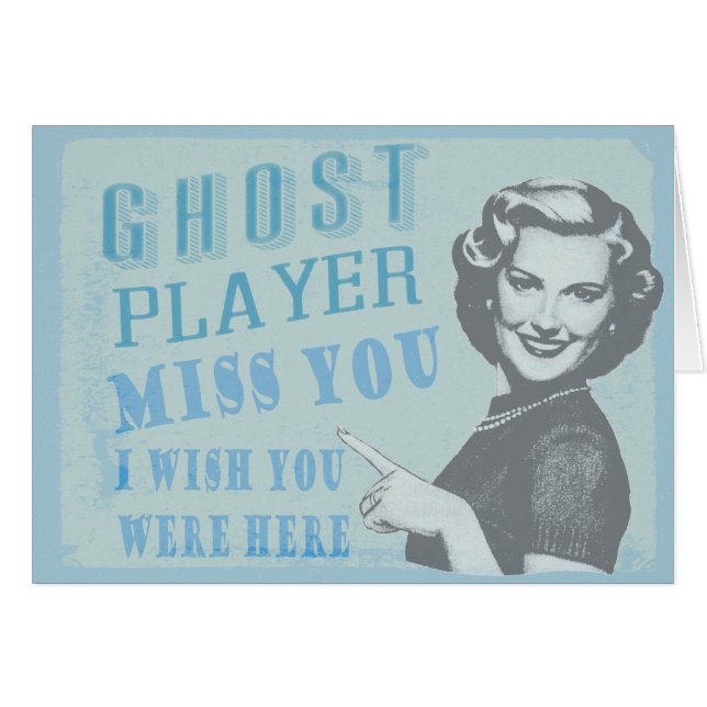  Woman Ghost Player (Voorkant Horizontaal)