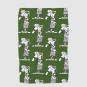 Woman Golfer - Serviette de golf (Devant)