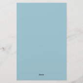 "Woman in Blue"  Briefpapier (Achterkant)