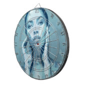 "Woman in Blue" Dartbord (Voorkant Rechts)