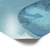 "Woman in Blue" Foto Afdruk (Hoek)