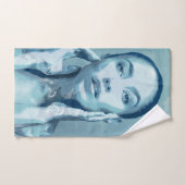 "Woman in Blue"  Handdoek (Handdoek)