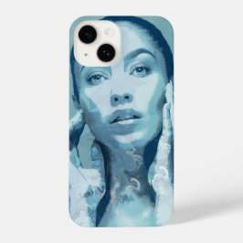 "Woman in Blue" iPhone 14 Hoesje