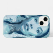 "Woman in Blue" iPhone Hoesje (Achterkant horizontaal)