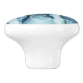 "Woman in Blue" Keramische Knop (Zijkant)