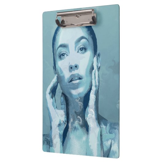 "Woman in Blue" Klembord (Links)