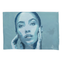 "Woman in Blue"  Kussensloop