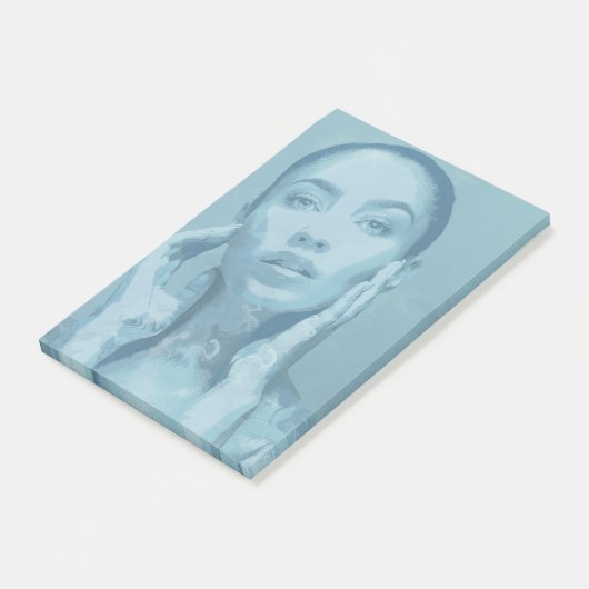 "Woman in Blue"  Post-it® Notes (Schuin)
