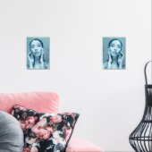 "Woman in Blue" Poster mat Muurkunst Sets (Woonkamer)