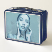 "Woman in Blue" Premium Canvas  (Achterkant)