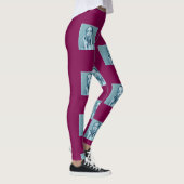 "Woman in Blue" Premium Canvas  Leggings (Rechts)