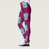 "Woman in Blue" Premium Canvas  Leggings (Links)
