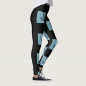 "Woman in Blue" Premium Canvas  Leggings (Rechts)