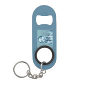 "Woman in Blue" Premium Canvas  Mini Flessenopener (Voorkant)