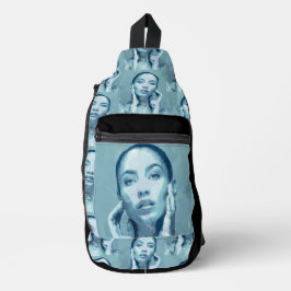 "Woman in Blue" Premium Canvas  Sling Bag