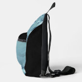 "Woman in Blue" Premium Canvas  Sling Bag (Rechts)