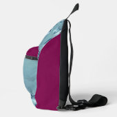 "Woman in Blue" Premium Canvas  Sling Bag (Rechts)