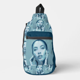 "Woman in Blue" Premium Canvas  Sling Bag