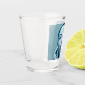"Woman in Blue" Shot Glas (Links)