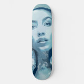 "Woman in Blue" Skateboard (Voorkant)