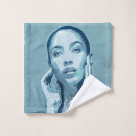 "Woman in Blue" Washandje