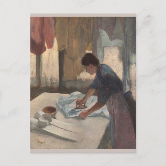 Woman Ironing Edgar Degas Briefkaart (Voorkant)