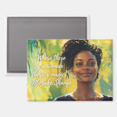 Woman is Magic Magnet Magneet (Voorkant / Achterkant)