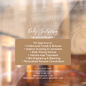 Woman Man Sculpting Massage Body Contouring Raamsticker (Vel 2)