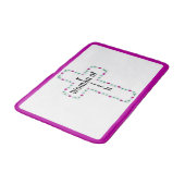 Woman of faith badmat (Gekanteld)