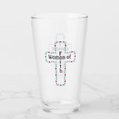 Woman of faith glas (Achterkant)
