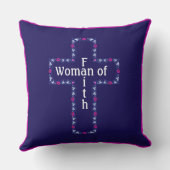 Woman of faith kussen (Achterkant)