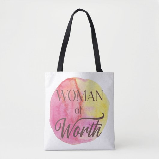 Woman of Worth Tote Bag (Devant)