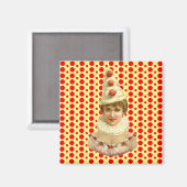  Woman Pierrot Magneet (Voorkant / Achterkant)