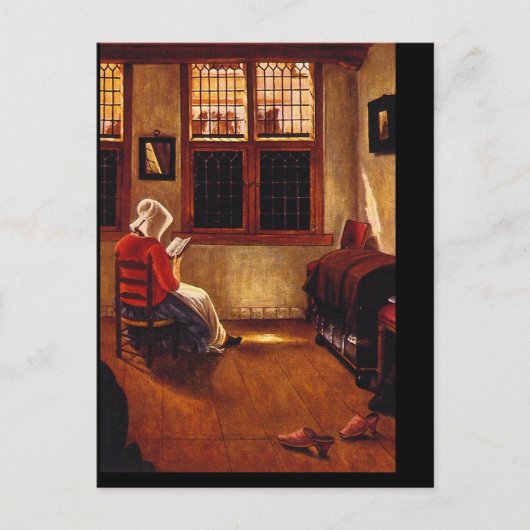 Woman Reading'_Dutch Masters Briefkaart (Voorkant)