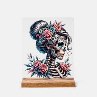 Woman Skull Dia De Los Muertos Skeleton