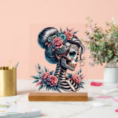 Woman Skull Dia De Los Muertos Skeleton (Mariage)