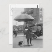 Woman Traffic Cop -  Briefkaart (Voorkant / Achterkant)