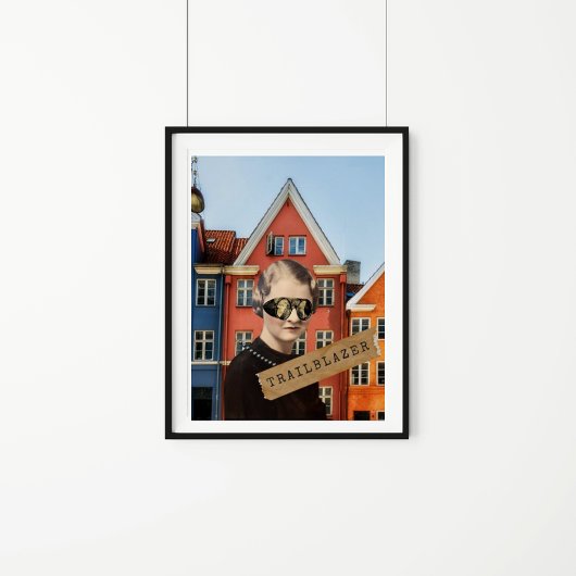  Woman Trailblazer Kitsch Veranderde Kunst Poster