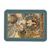 Woman with Feathers - PLM Railway Travel Poster Magneet (Horizontaal)