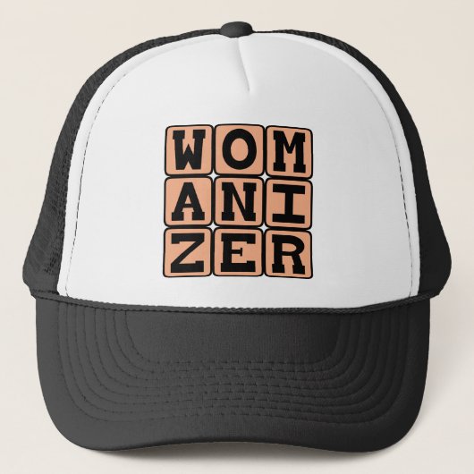 Womanizer, mannetjesChauvinist Trucker Pet (Voorkant)