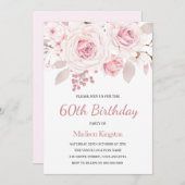 Womans 60ste verjaardag van schoonheidsgetrouwe Ro Kaart (Voorkant / Achterkant)