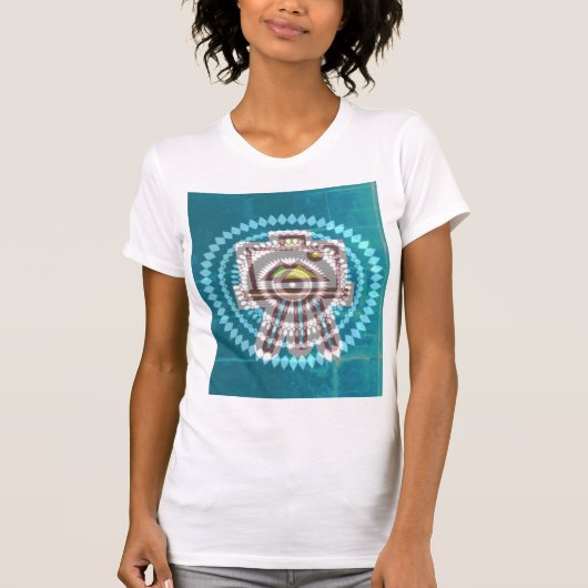 womans abstract canvas shirt (Voorkant)
