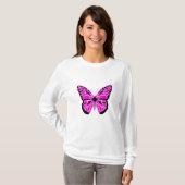 Woman's Butterfly Long Sleeve Shirt (Voorkant volledig)