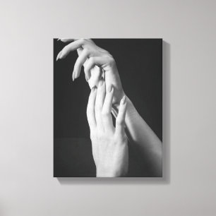 Womans Hands Canvas Afdruk