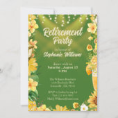 Woman's Retirement Summer Backyard Dance Party Kaart (Voorkant)