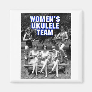Woman's Uke Team Magnet Magneet